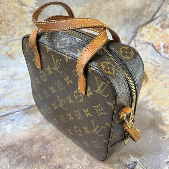 Louis Vuitton Spontini Crossbody Monogram Handbag 2 Way Canvas Shoulder Bag - Picture 4 of 15